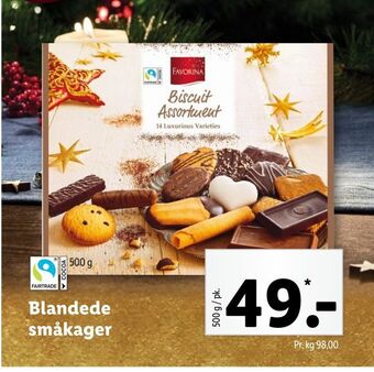 Lidl Blandede småkager tilbud