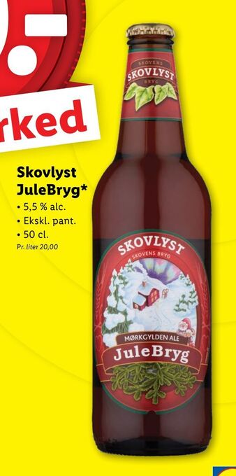 Lidl Skovlyst julebryg tilbud