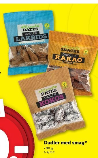 Lidl Dadler med smag tilbud