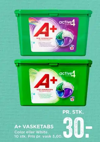 MENY A+ vasketabs tilbud