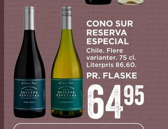 MENY Cono sur reserva especial tilbud