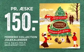 MENY Ferrero collection julekalender tilbud