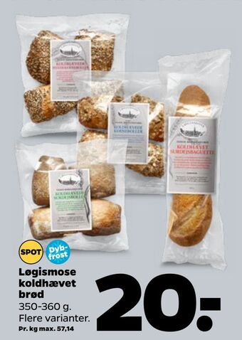 Netto Løgismose koldhævet brød tilbud
