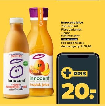 Netto Innocent juice tilbud
