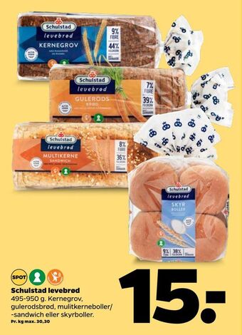 Netto Schulstad levebrød tilbud