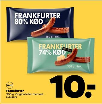 Netto Frankfurter tilbud