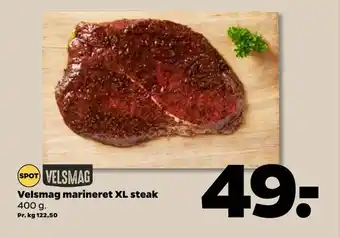 Netto Velsmag marineret xl steak tilbud