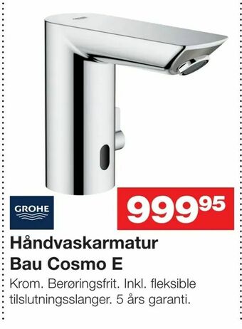 Håndvaskarmatur Bau Cosmo E
