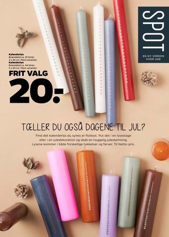 Netto Kalenderlys tilbud