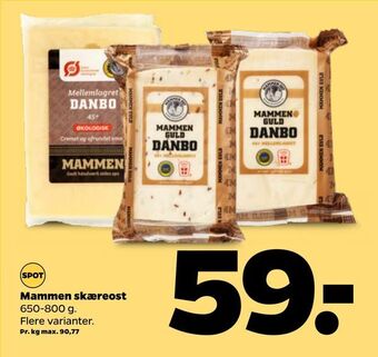 Netto Mammen skæreost tilbud