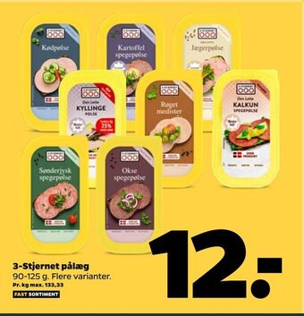 Netto 3-stjernet pålæg tilbud