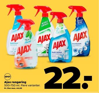 Netto Ajax rengøring tilbud