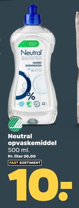 Netto Neutral opvaskemiddel tilbud