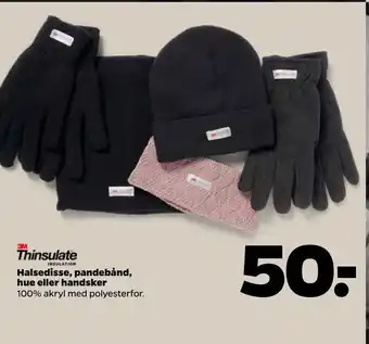 Netto Halsedisse, pandebånd, hue eller handsker tilbud