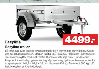 Bauhaus Easyline trailer tilbud
