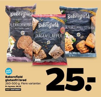 Netto Bakersfield glutenfri brød tilbud