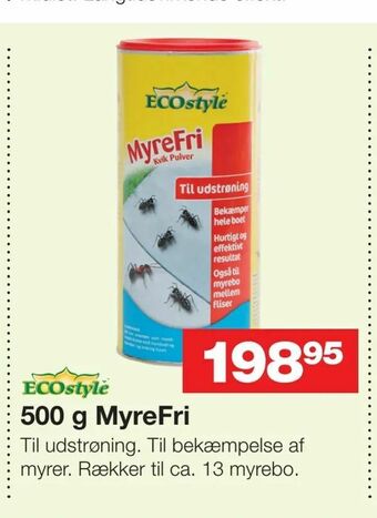 Bauhaus 500 g MyreFri tilbud