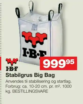 Bauhaus Stabilgrus Big Bag tilbud