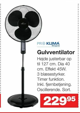 Gulvventilator