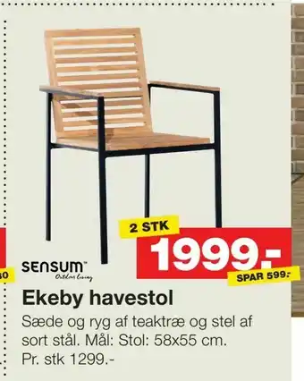 Bauhaus Ekeby havestol tilbud