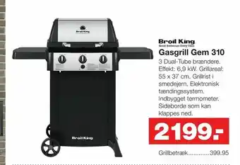 Bauhaus Gasgrill Gem 310 tilbud