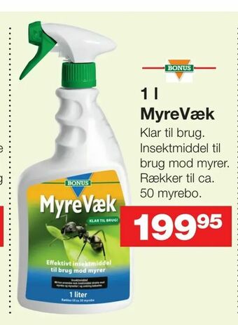 Bauhaus 1 l MyreVæk tilbud