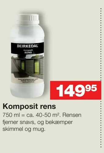 Bauhaus Komposit rens tilbud