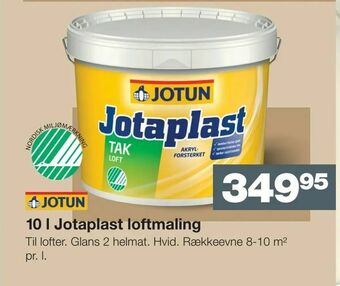 Bauhaus 10 l Jotaplast loftmaling tilbud