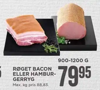 MENY Røget bacon el. hamburgerryg tilbud