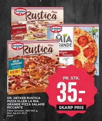 MENY Dr. oetker pizza tilbud