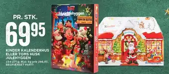 Kinder kalenderhus el. toms husk julehyggen