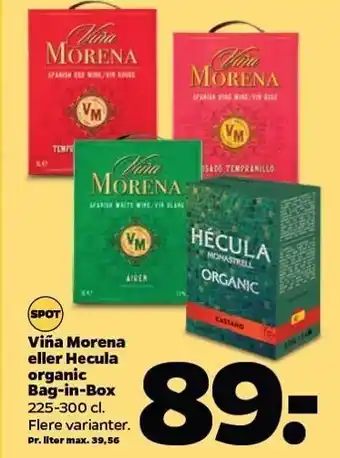 Netto Viña morena el. hecula organic tilbud