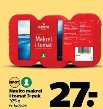 Netto Navito makrel i tomat tilbud
