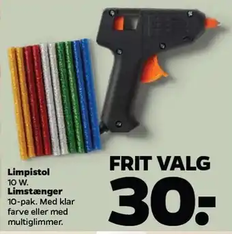 Netto Limpistol el. limstænger tilbud