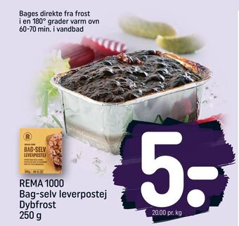 REMA 1000 Rema 1000 bag-selv leverpostej tilbud