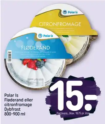 Polar is fløderand eller citronfromage