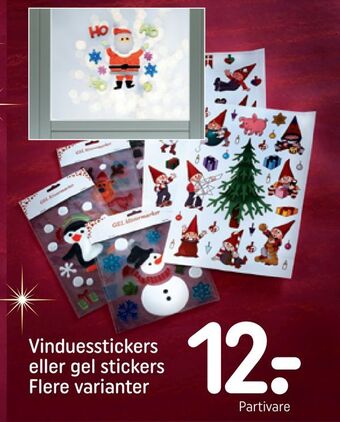 REMA 1000 Vinduesstickers eller gel stickers tilbud