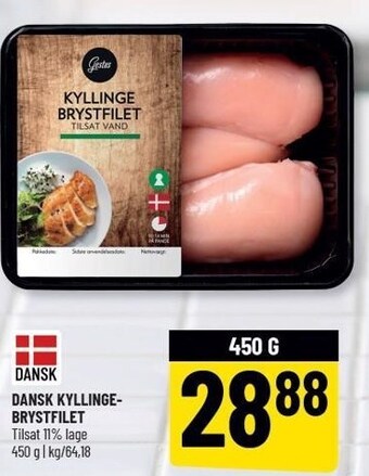 Løvbjerg Dansk kyllingebrystfilet tilbud