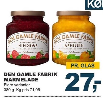 Let-Køb Den gamle fabrik marmelade tilbud