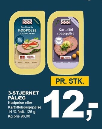 3-stjernet pålæg
