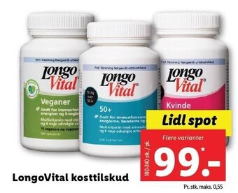 Longo vital kosttilskud