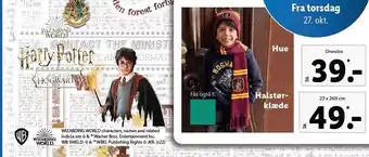 Lidl Harry potter hue el. hanstørklæde tilbud