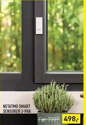 Johannes Fog Netatmo smart sensorer 3-pak tilbud