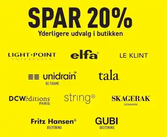 Spar 20 %