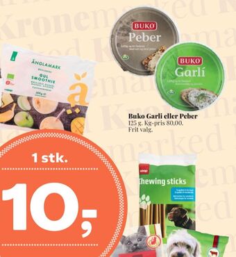 Dagli'Brugsen Buko flødeost garli tilbud
