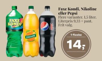 Dagli'Brugsen Pepsi max cola tilbud