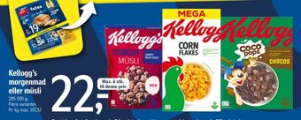 Føtex Kelloggs müsli tilbud