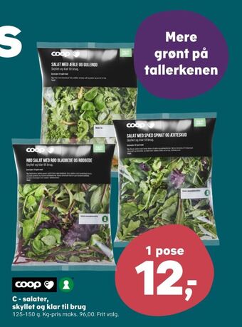 Kvickly Coop c salatblanding tilbud