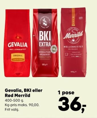 Kvickly Original kaffe formalet tilbud