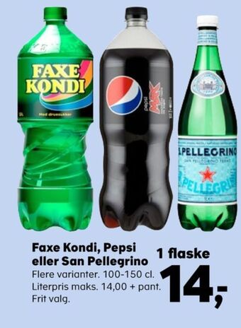Kvickly Faxe kondi sportssodavand tilbud